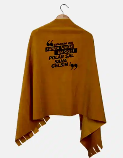 Polar Şallar - Nakışlı Cafe Şal (Özelleştirilebilir)