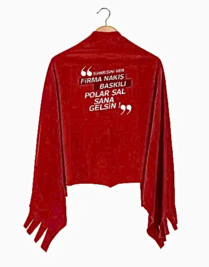 Polar Şallar - Nakışlı Cafe Şal (Özelleştirilebilir)
