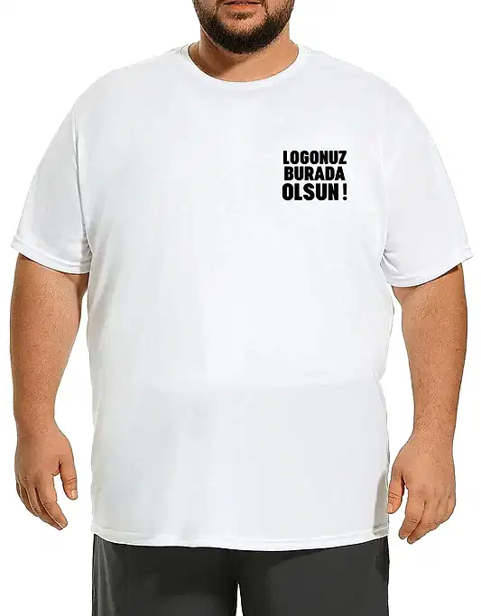Büyük Boy T-shirt - Beyaz (Özelleştirilebilir)