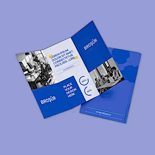 Ekonomik Çift Yön Baskılı Kırımlı Broşür