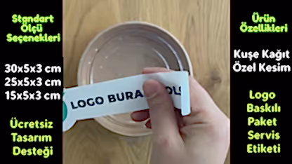 Gıda Ambalaj Etiketi | Özel Kesim & Logo Baskılı sticker