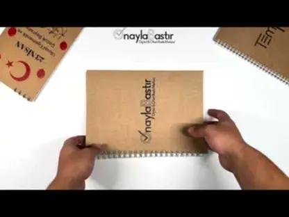 Kuşe Metal Spiralli Defter - Özel Baskılı