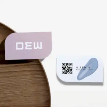 Yaprak Kesim Kartvizit  - Sıvamalı ( Kalın)