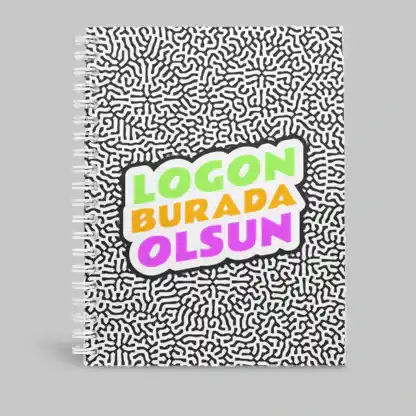 Kuşe Metal Spiralli Defter - Özel Baskılı