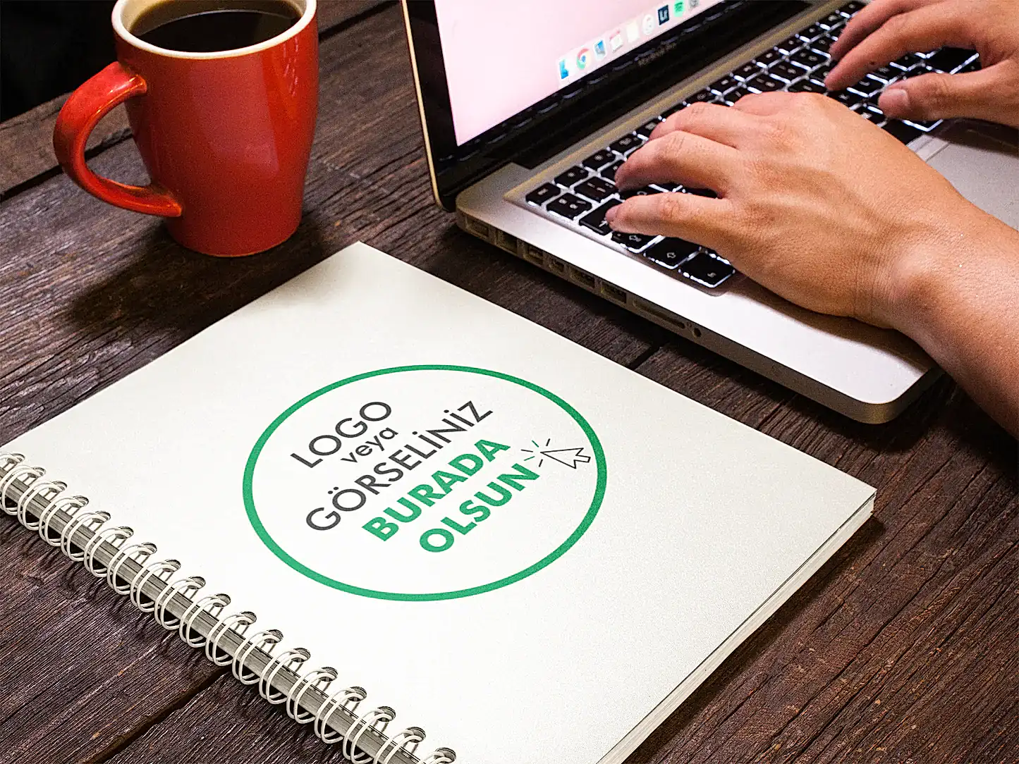 Kuşe Metal Spiralli Defter - Özel Baskılı