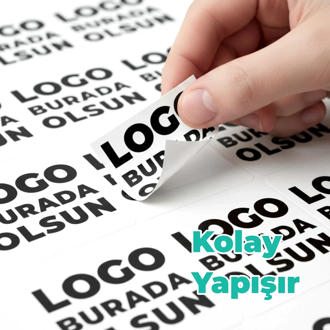 Sticker & Etiket Baskı | Kare · Suya Dayanıklı · Özelleştirilebilir