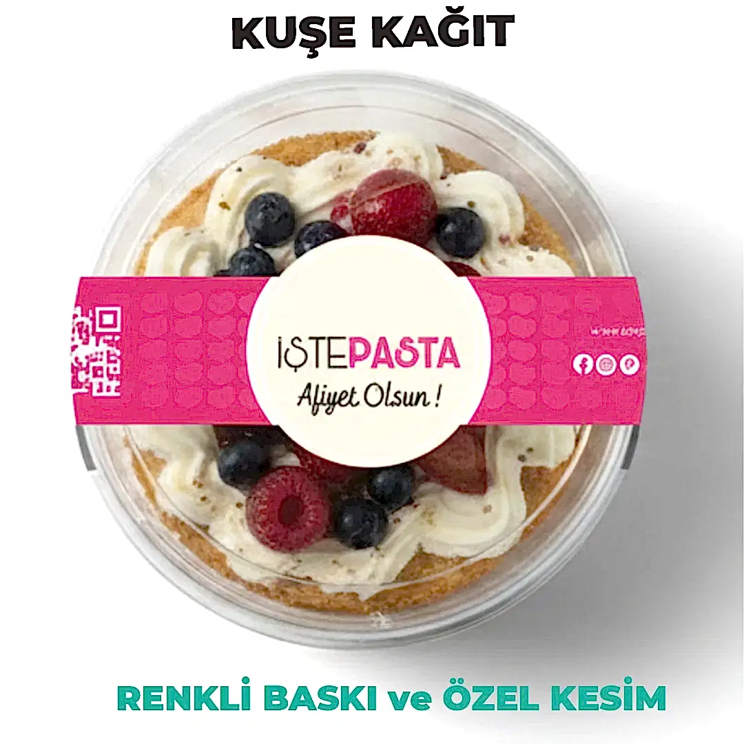 Gıda Ambalaj Etiketi | Özel Kesim & Logo Baskılı sticker