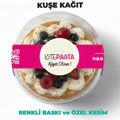 Gıda Ambalaj Etiketi | Özel Kesim & Logo Baskılı sticker