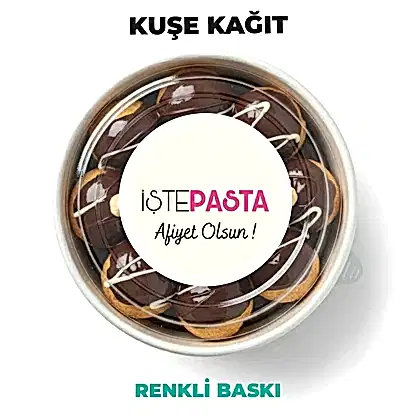 Al-Götür Sticker | Yuvarlak Kesim 4–5 cm Paket Servis Etiketi