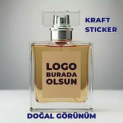 Parfüm Etiket Baskı – Suya Dayanıklı Opak & Şeffaf Sticker (30 ml – 50 ml – 100 ml)