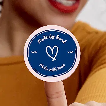 Kişiselleştirilmiş Yuvarlak Etiket & Sticker