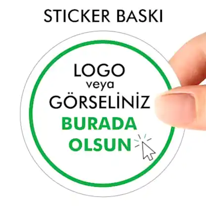 E-Ticaret Paketi | 1000 Adet Sticker + 1000 Teşekkür Kartı | Küçük İşletmelere Özel