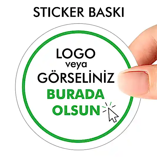Kişiselleştirilmiş Yuvarlak Etiket & Sticker