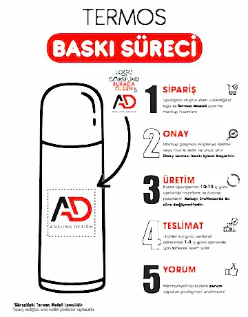 5551 Çelik Termos / 500 ML