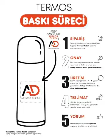 5340 Çelik Termos / 300 Ml