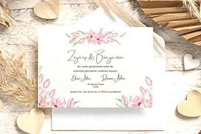 Davetiye  -  Özel Tasarım Baskılı