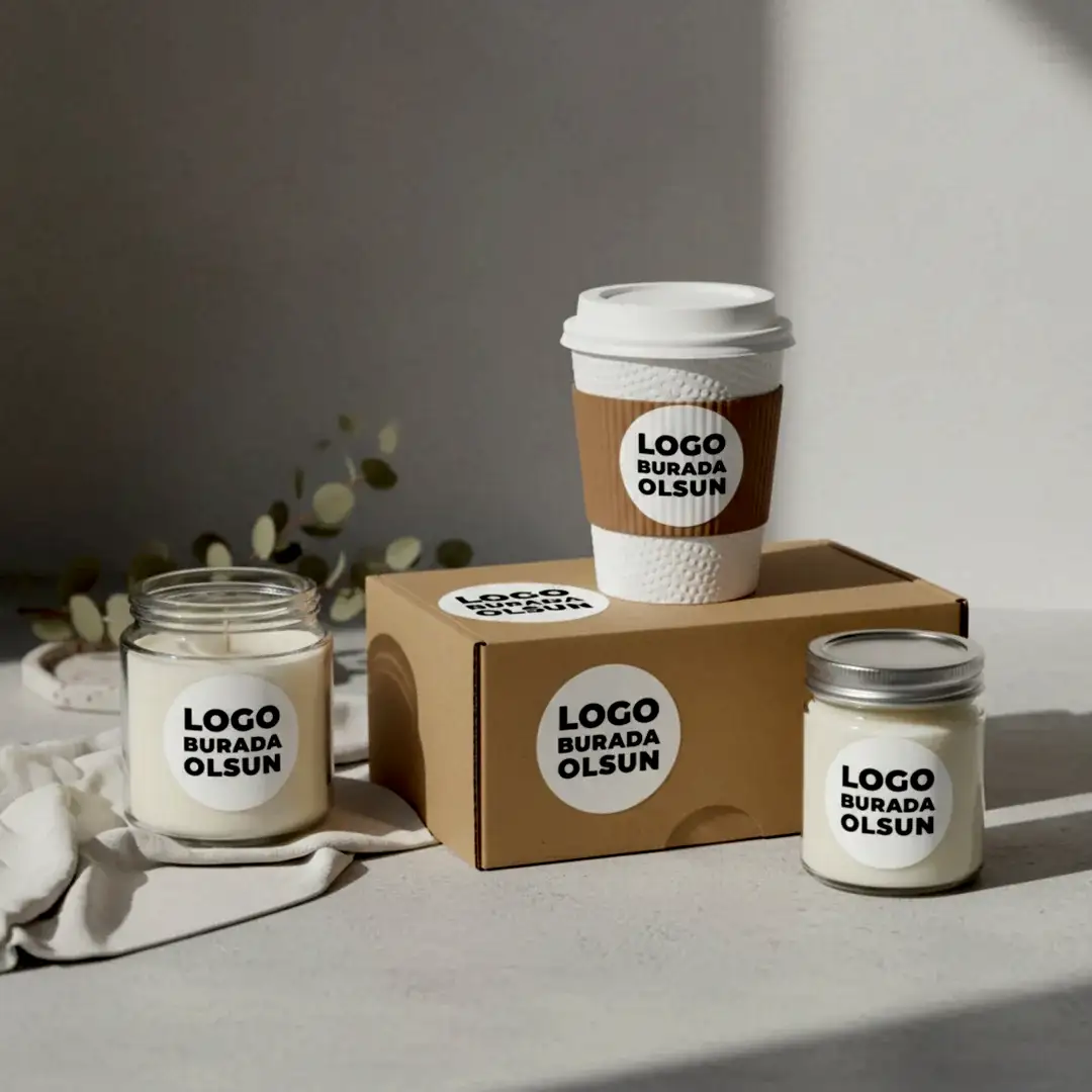 Sticker & Etiket | Yuvarlak · Kuşe Kağıt · Özelleştirilebilir